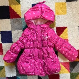 Zero Xposur pink puffer coat size 2t